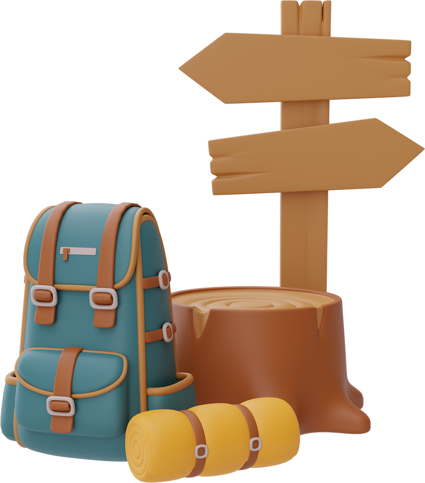 3d Elements for camping