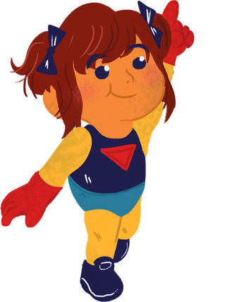 Gouache Storybook Superhero Kids