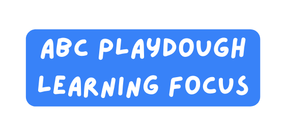 Abc Playdough learning focus