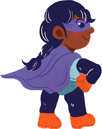 Gouache Storybook Superhero Kids