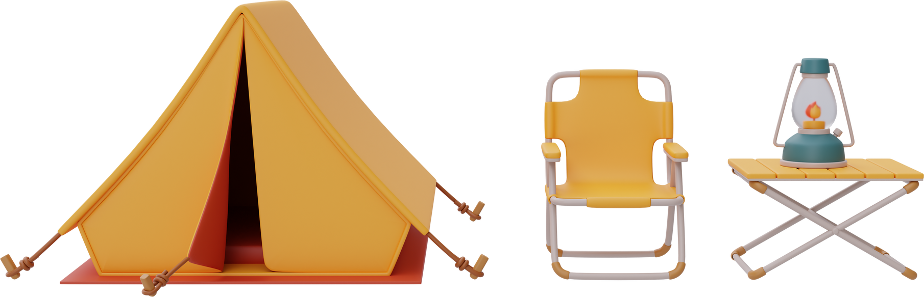 3d Elements for camping