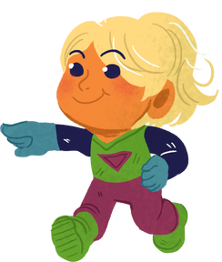 Gouache Storybook Superhero Kids